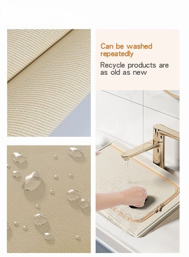 مربع الملابس القابلة للطي,53x35x30cm,2 قطعة أكسفورد النسيج خزانة منظم حقيبة مجموعة مع مقابض حمل ونافذة واضحة,56L كبيرة القدرة الصلب إطار سلالات تخزين لبطانيات الفراش لعب هدية - Image 5